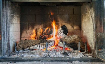 Building a chamotte brick fireplace - step by step