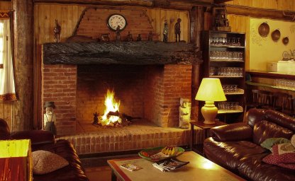 A brick fireplace - timeless design in your home